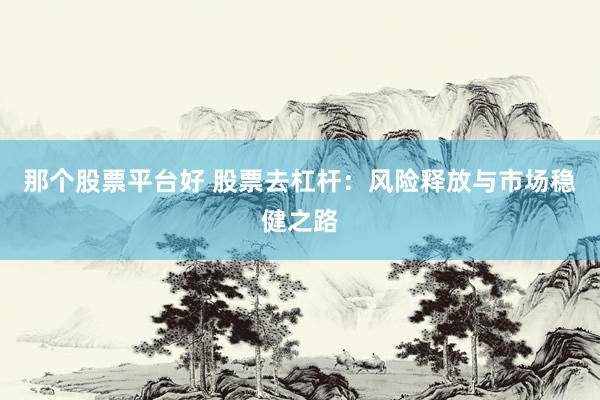 那个股票平台好 股票去杠杆：风险释放与市场稳健之路